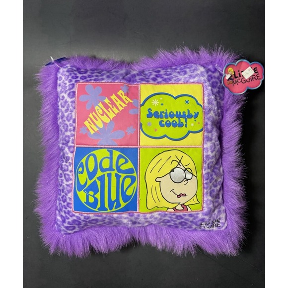 Vintage Disney Lizzie McGuire‎ Plush Fuzzy Pillow - Picture 1 of 14